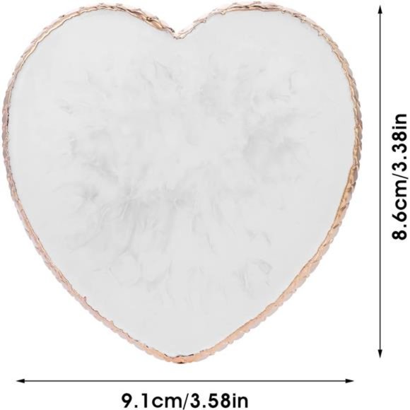 Resin Nail Art Palette 🌹Gold Edge nail and makeup Mixing Tools 🎀🌺 - Picture 3 of 8
